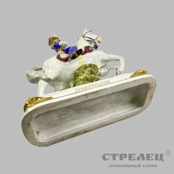 картинка — фарфоровая статуэтка «маршал понятовский». гдр, ок. 1960 года